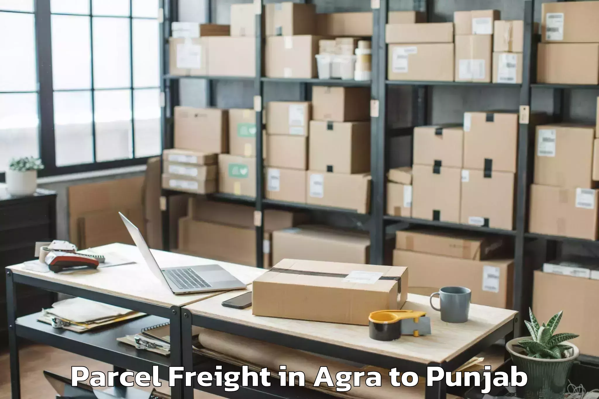 Easy Agra to Guru Kashi University Talwandi Parcel Freight Booking